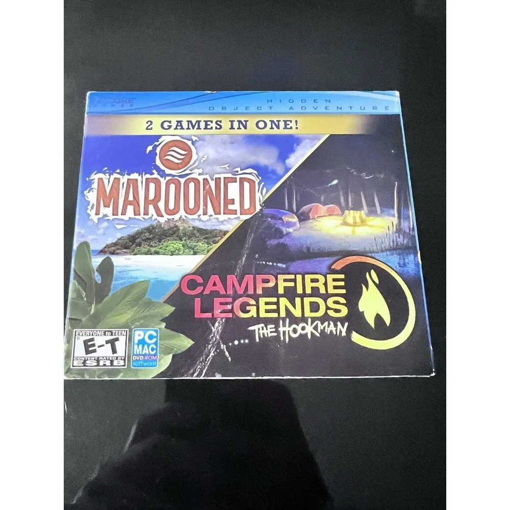 Marooned / Campfire Legends The Hookman - 2 Games Total - Pic Mac DVD Rom